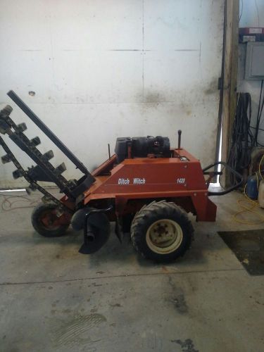 Ditch Witch Trencher 1420 walk behind with rear pto