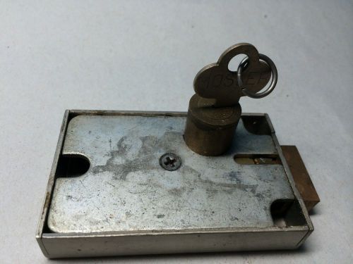 Mosler safety deposit box lock single nose guard key req. steel case locksmith for sale