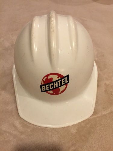 Bechtel hard hat , white for sale
