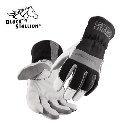 Black stallion a60 arcster kidskin fr arc rated welding glove sz large for sale