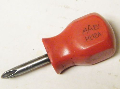 MAC Tools #P212A   Stubby Phillips Screwdriver  V NICE