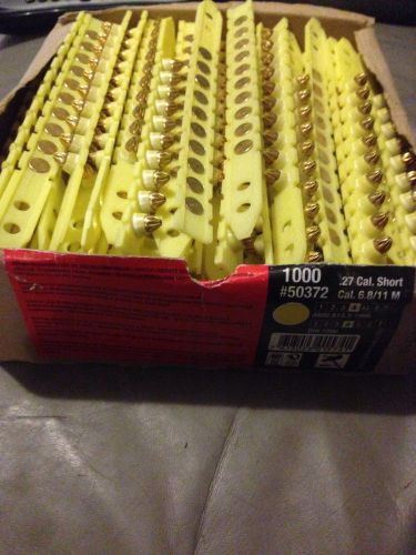 Hilti Cartridge 6.8/11 M .27 cal. Yellow Bulk (1000 pc.) Item #50372