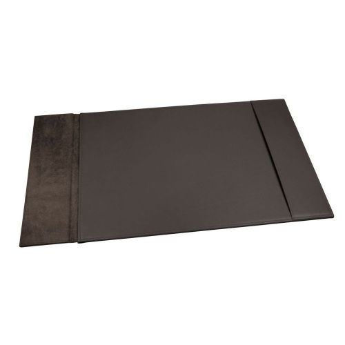 LUCRIN - Desk Blotter with flap  17.9 x 12.2 inches - Smooth Cow Leather - Brown