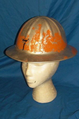 Vintage aluminum hardhat hard hat willson old mining oil field dam construction for sale