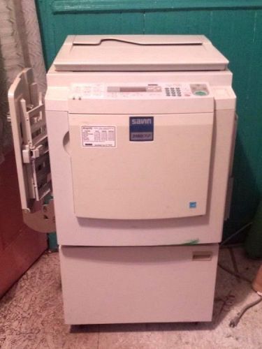 Ricoh savin 3180dnp digital duplicator printer copier b/w, color, great machine for sale