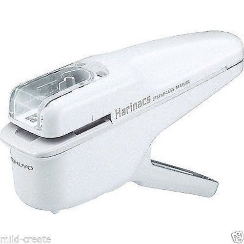 KOKUYO Harinacs Stapleless Stapler White SLN-MSH108 New From Japan