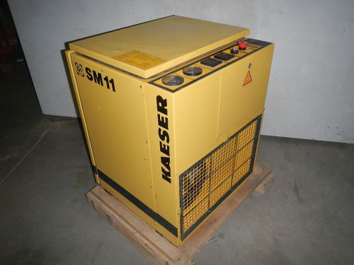 Kaeser sm11 rotary screw air compressor  2628 hours for sale
