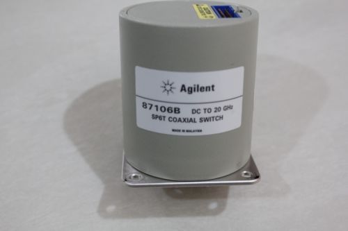 Agilent 87106B SP6T Coaxial Switch, DC to 20 GHz   87106B