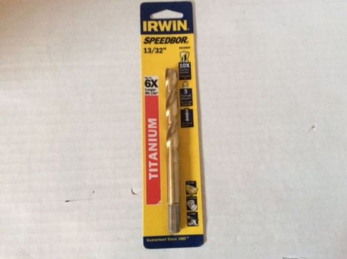 NEW Irwin SpeedBor 13/32&#034; Titanium Drill Bit  #3015026~~FREE SHIPPING~~