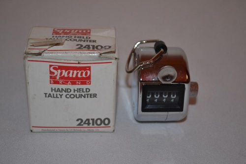 Sparco Hand Held Tally Counter   1000 Counts   Looks Unused