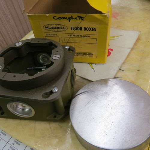 Hubbell B-2536-41 Floor Box / floor outlet box - New, old stock
