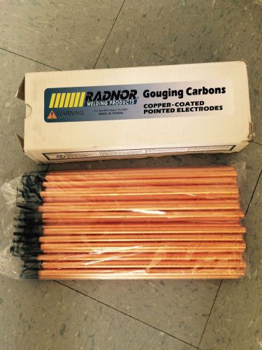 Radnor gouging carbons copper welding 3/8&#034; 10 boxes for sale
