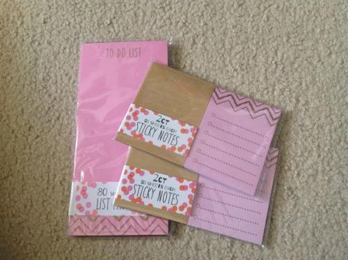 Lot of 3 Target One Spot Sticky Notes &amp; Magnetic List Pad