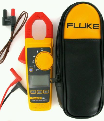 Fluke 324 True-RMS Clamp Meter 40/400A AC, 600V  US  Authorized Distributor NEW