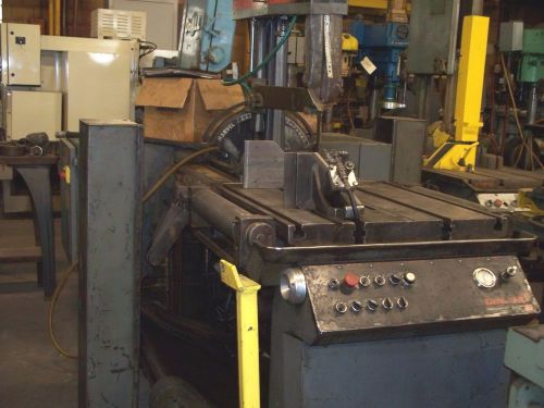#9546: used marvel 81/11 vertical high column bandsaw- fabrication equipment saw for sale