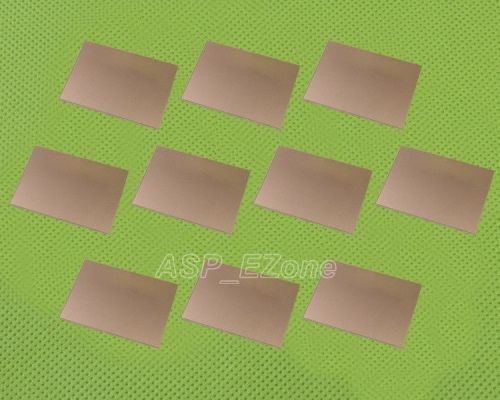 10pcs Double PCB 50x70x1.5mm Copper Clad Laminate Board Glass Fiber