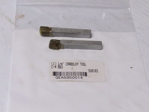 NEW LOT OF 2 ACT CARBOLOY CARBIDE LATHE TURNING TOOL BIT C-4 883 1/4&#034; X 2&#034;