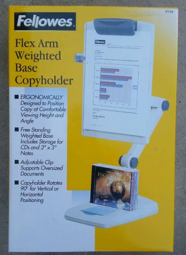 Fellowes Flex Arm Weighted Base Copyholder - FEL21128