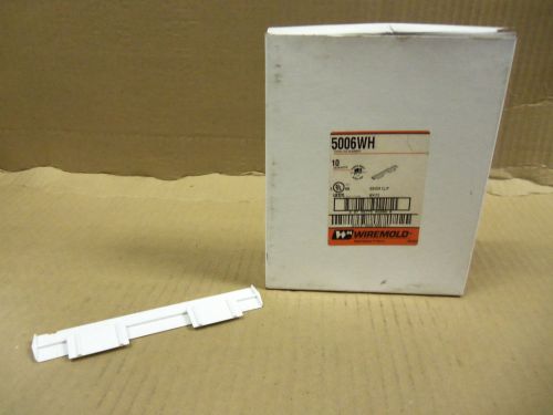 New Wiremold 5006WH 5006 Cover Clip White 10 Per Box