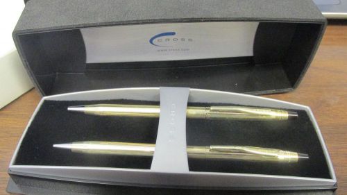 Cross Classic 1/20 10 karat Gold Filled Rolled Pen / Pencil Set 4501 450105