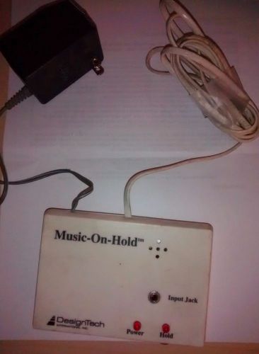Design Tech Music On Hold 10501 Single Line Telephone Hold Accessory