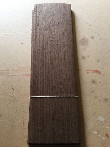 Wood Veneer Wenge 5x16 18pcs total Raw Veneer  &#034;EXOTIC&#034; WE2 6-17-15