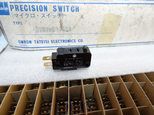 2 X MICRO SWITCH OMRON D2MV 01-1C1 ORIGINAL JAPAN  GOLD PLATED CONTACT NEW!!