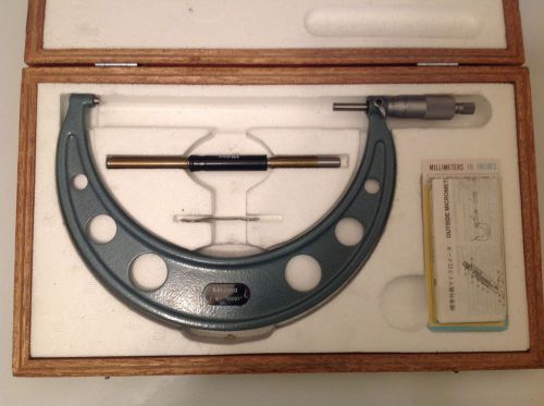 Mitutoyo 103-222a outside micrometer 7&#034;-8&#034; .0001&#034;