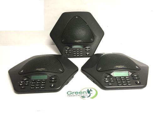 LOT OF 3x ClearOne Audio Conference Telephone 910-158-030 860-158-500AS IS
