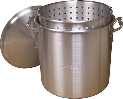 Metal fusion - steamer pot with basket, aluminum, 80-qt. for sale