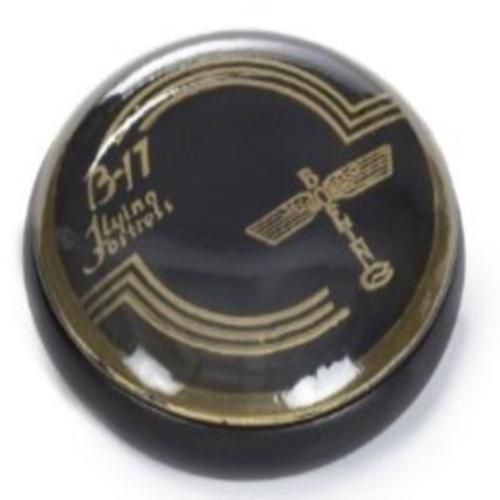 Boeing B-17 Flying Fortress &#034;Horn Button&#034; Paperweight   BOE-0101