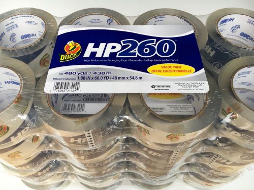 48 Roll Case - Duck Brand HP260 3.1Mil Packaging Tape 1.88 IN x 60 YD DUC0007424