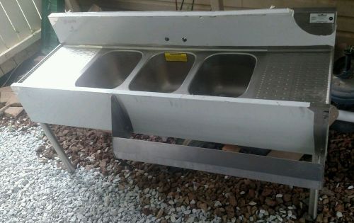 Bar sink 3 compartment