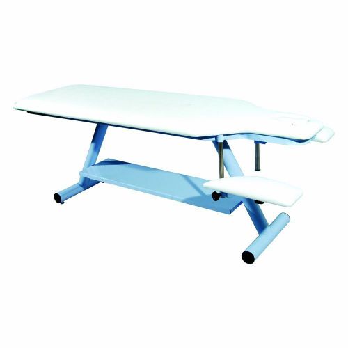 3B Scientific Dark Blue Carbon Steel Therapy Pedestal Treatment Table, 300 lbs