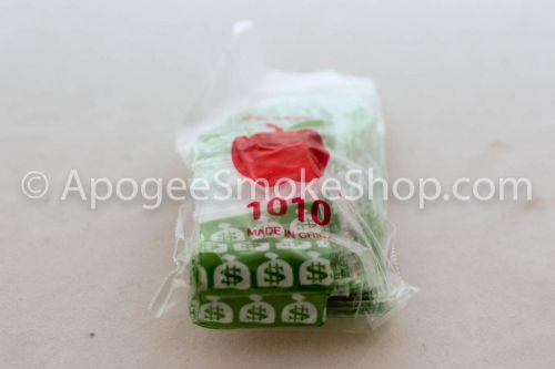 Money Bags $ Print 1010 OR 2010 Baggies Resealable bags Apple High Quality Zip