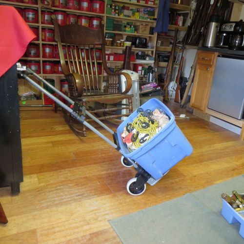 Folding Cart Folding Hand Truck Small Portable Utility Freight Dolly, 40&#034;x 15&#034;