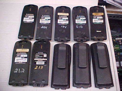 Motorola nextel iden lp1000 portable radio batteries unknown 10ea lot loc#a672