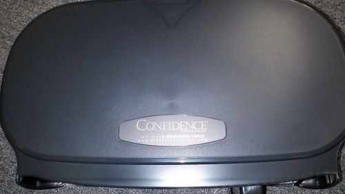 Confidence Premium Twin Bathroom Tissue Dispenser Smoke Light Grey