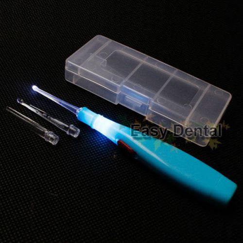 Tonsil stone tonsillolith removing tool pick led light + 3 tips + box oral care for sale