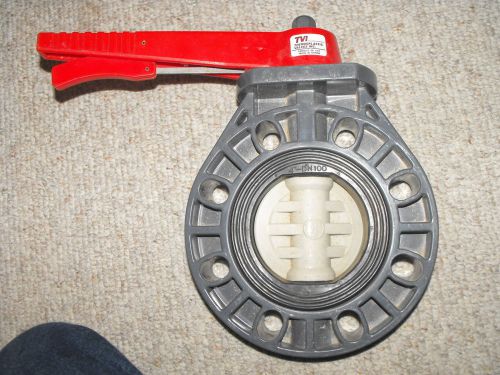 Tfy thermoplastic pvc ansi epdm butterfly valve 2&#034; 4&#034; or 5&#034; inch lever handle for sale