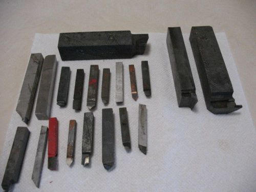 Various Size Tool Steel for cutting material on a lathe