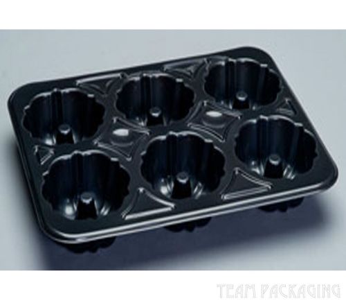 Genpak 55B06 Bake N&#039; Show Dual Ovenable 6 Cup Muffin Pan &#034;Durable&#034;- 200 / Case