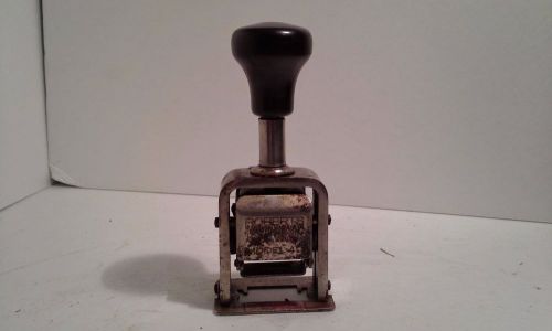 Vintage Roberts Model 49 Automatic Numbering Machine - Brooklyn, NY, London