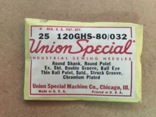 Union Special 120HGS-80/032, Sewing Machine Needles (Pack of 25 Needles)