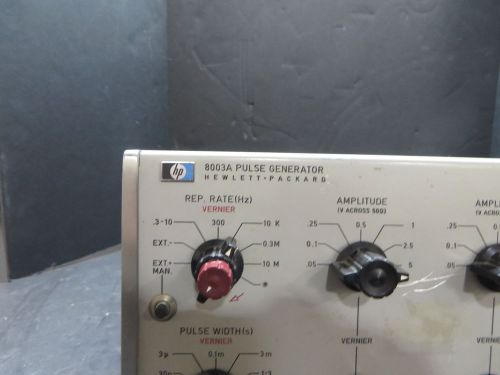 Agilent hp 8003a generator pulse 3hz - 10mhz (id # 26079 khdg) for sale