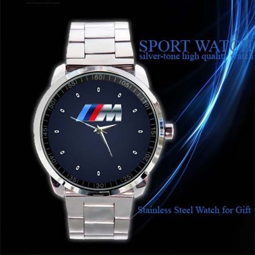 BMW M M3 Logo Watch Dial Custom Logo Sport Watch New Design On Sport Metal Watch