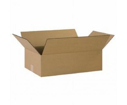 Corrugated cardboard flat shipping storage boxes 20&#034; x 12&#034; x 6&#034; (bundle of 25) for sale