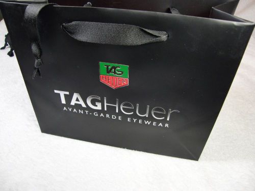 Tag Heuer Black Embossed Monogram Gift Bag 100% Authentic Tag Design 27pcs Lot