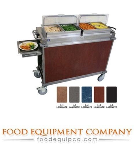 Cadco cbc-hh-l1 mobile hot buffet cart 49.5&#034; h x 52.75&#034; w x 20.75&#034; d flame... for sale