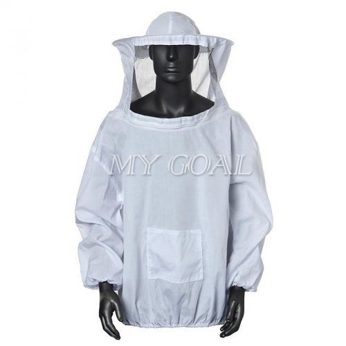 Beekeeper beekeeping protective veil suit dress jacket smock + bee hat equipment for sale